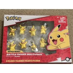 NEW SEALED Pokemon Battle Ready Pikachu 3" Figure Multi 8 Figures Pack Gift Set